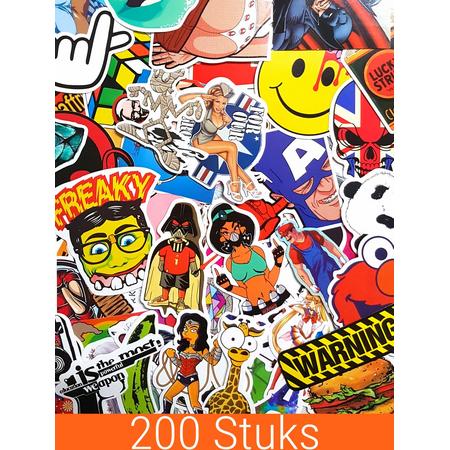 200 laptopstickers | Sticker Mix Auto Stickerbomb Macbook Laptop ST13